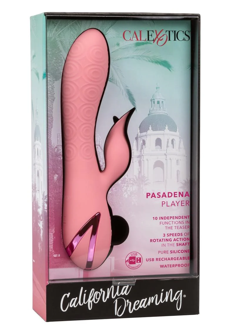 California Dreaming Pasadena Player Rechargeable Rotating Silicone Vibrator - Image 2