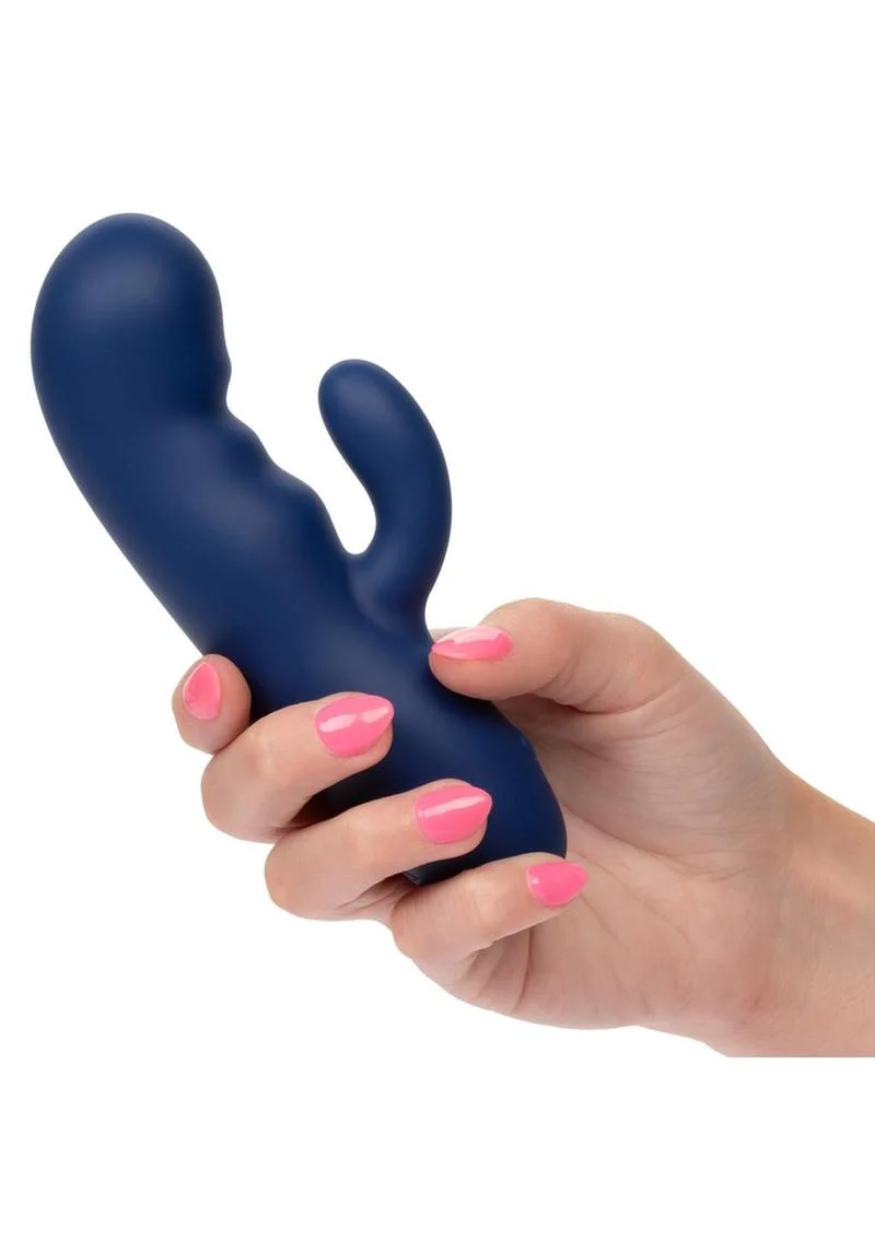 Cashmere Silk Duo Rechargeable Silicone Rabbit Vibrator - Image 4