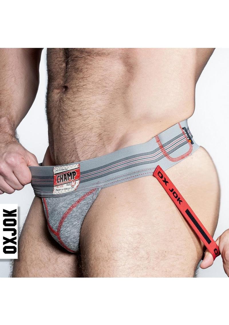 Champ Vintage Sweatshirt Jock - Gray Heather - Image 7