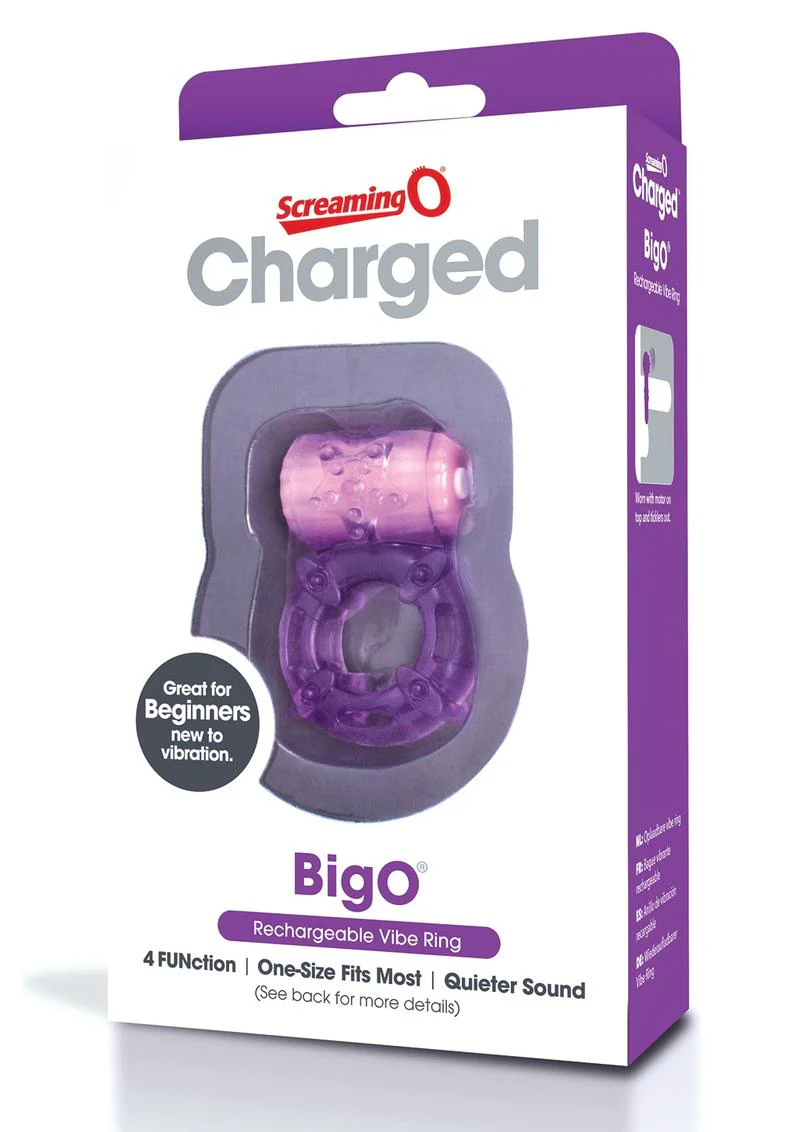 Charged Bigo Rechargeable Waterproof Vibrating Cock Ring - Image 10