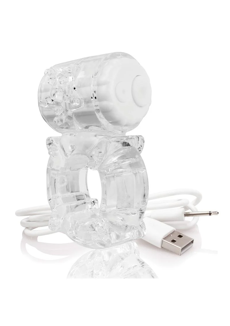 Charged Bigo Rechargeable Waterproof Vibrating Cock Ring - Image 2
