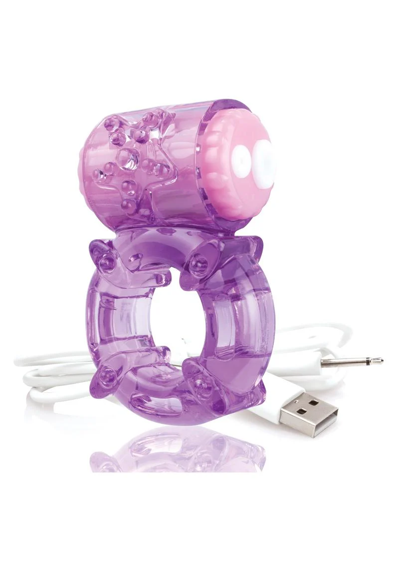 Charged Bigo Rechargeable Waterproof Vibrating Cock Ring - Image 3