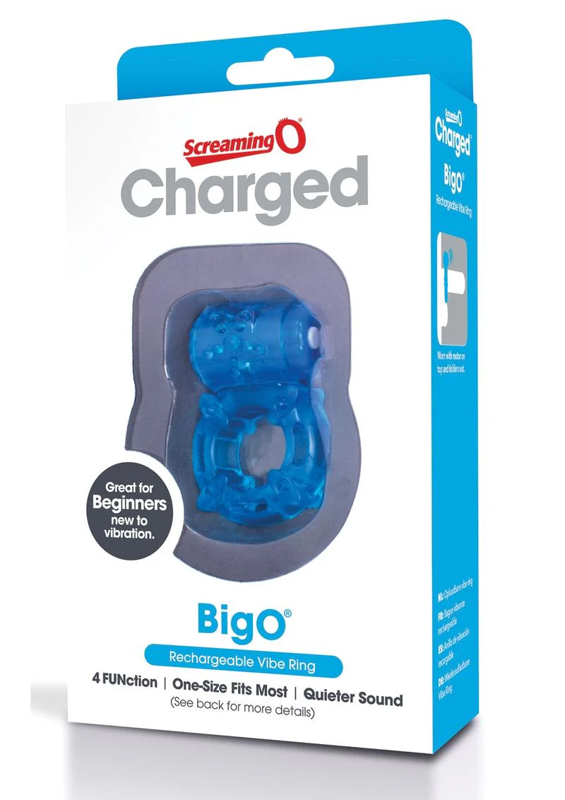 Charged Bigo Rechargeable Waterproof Vibrating Cock Ring - Image 4