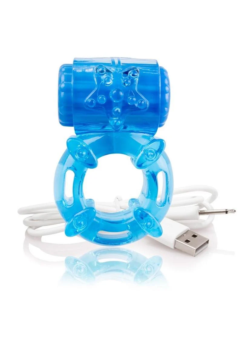 Charged Bigo Rechargeable Waterproof Vibrating Cock Ring - Image 6