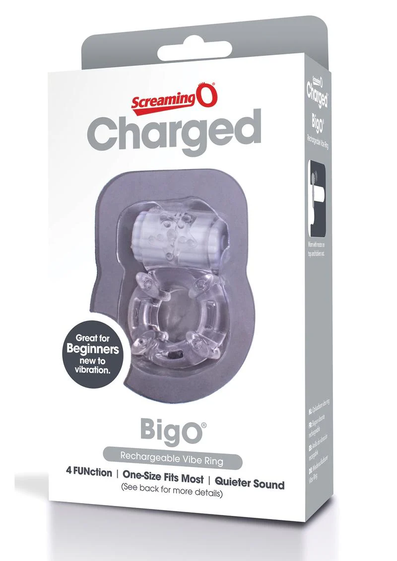 Charged Bigo Rechargeable Waterproof Vibrating Cock Ring - Image 7