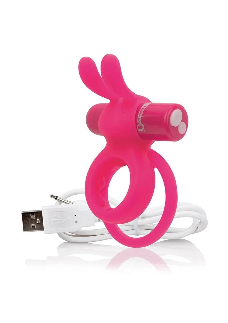 Charged Ohare Rechargeable Silicone Waterproof Rabbit Cock Ring - Image 8