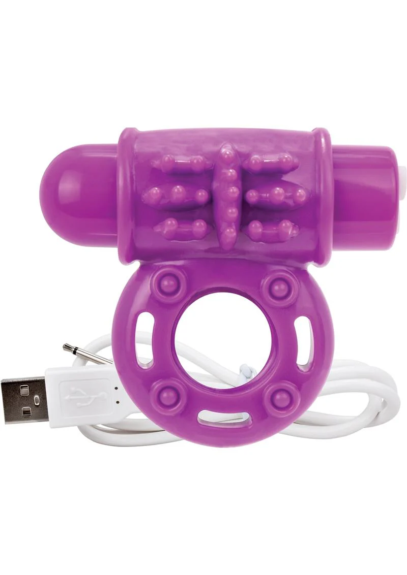 Charged OWOW Rechargeable Vibrating Ring Waterproof - Image 2