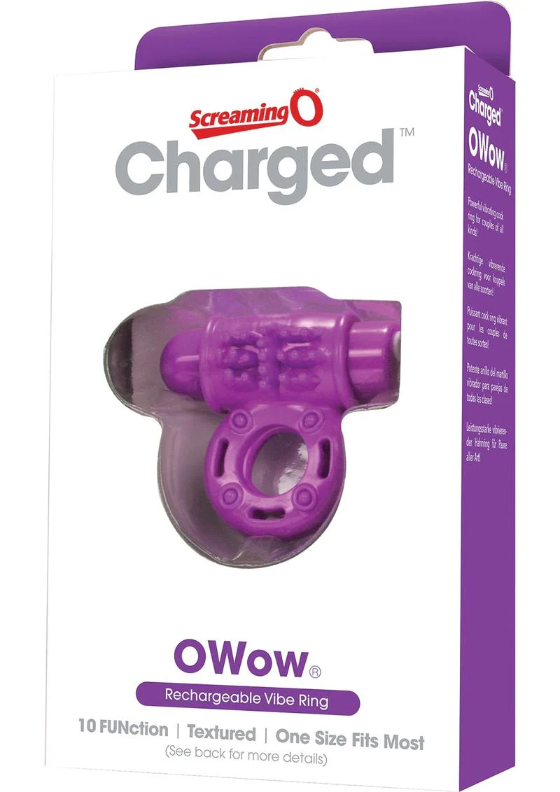 Charged OWOW Rechargeable Vibrating Ring Waterproof - Image 6