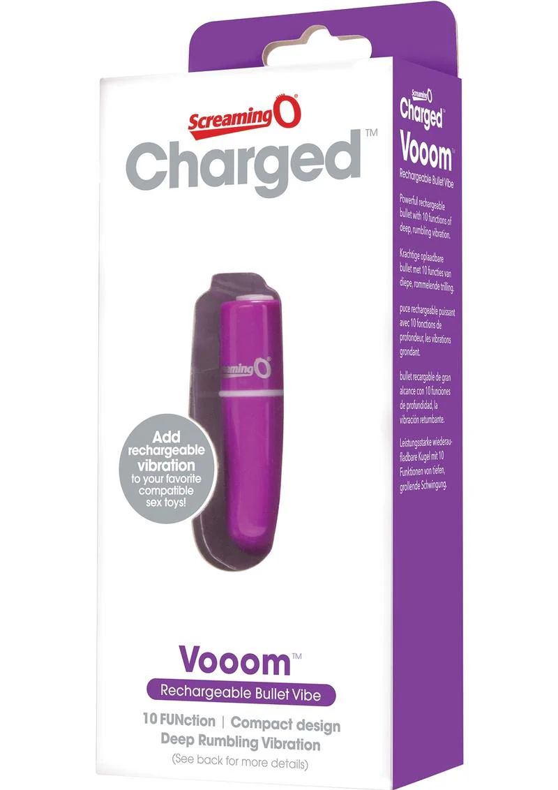 Charged Vooom Rechargeable Waterproof Bullet Vibrator - Image 11