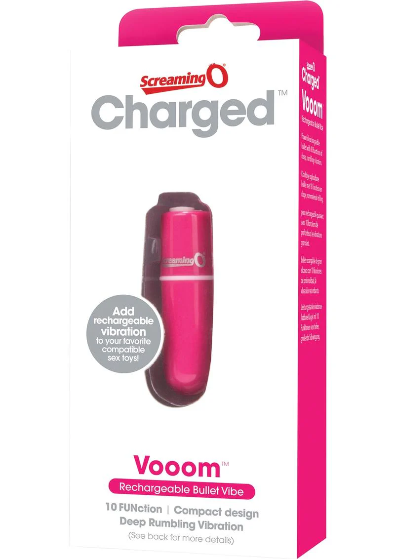 Charged Vooom Rechargeable Waterproof Bullet Vibrator - Image 9