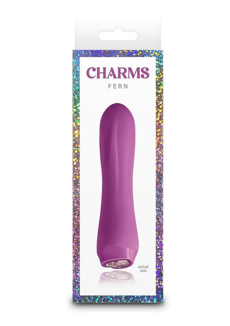 Charms Fern Rechargeable Silicone Mini Vibrator - Image 3