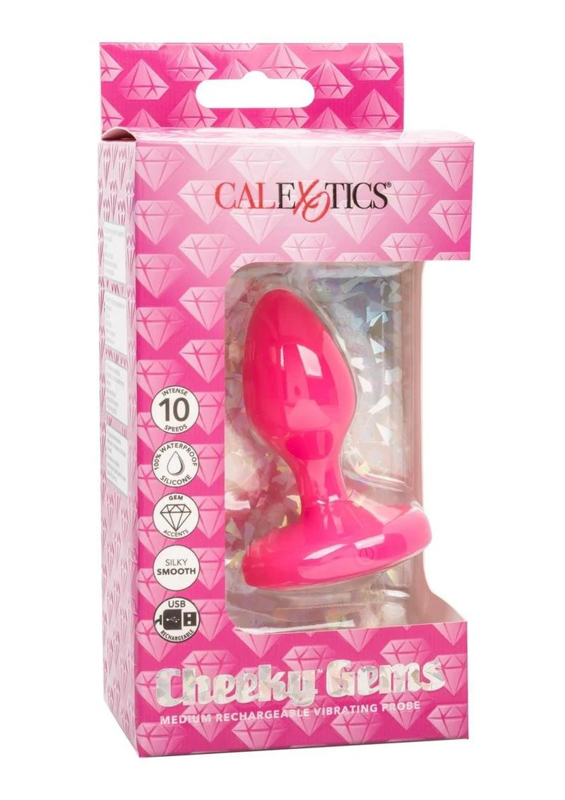 Cheeky Gems Rechargeable Silicone Vibrating Probe - Image 8