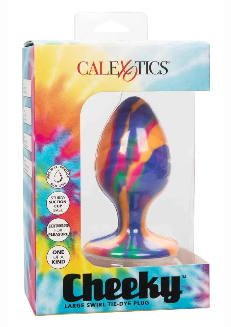 Cheeky Swirl Tie-Dye Silicone Plug - Image 3
