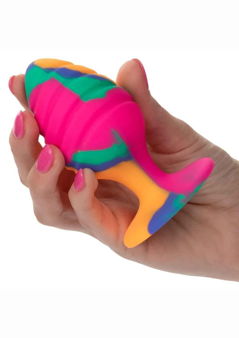 Cheeky Swirl Tie-Dye Silicone Plug - Image 5