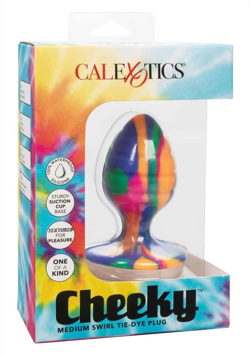 Cheeky Swirl Tie-Dye Silicone Plug - Image 6