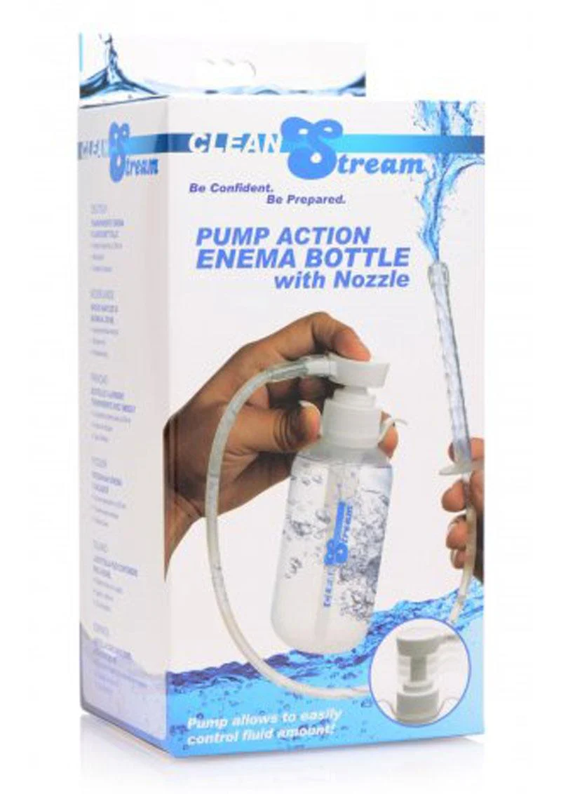 Cleanstream Pump Action Enema Bottle with Nozzle - Image 2