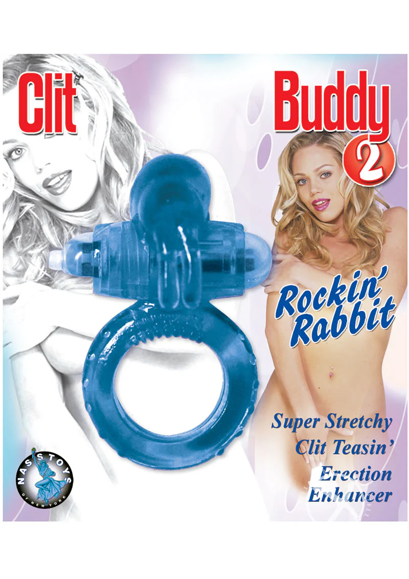 Clit Buddy 2 Rockin Rabbit Vibrating Cock Ring - Image 3
