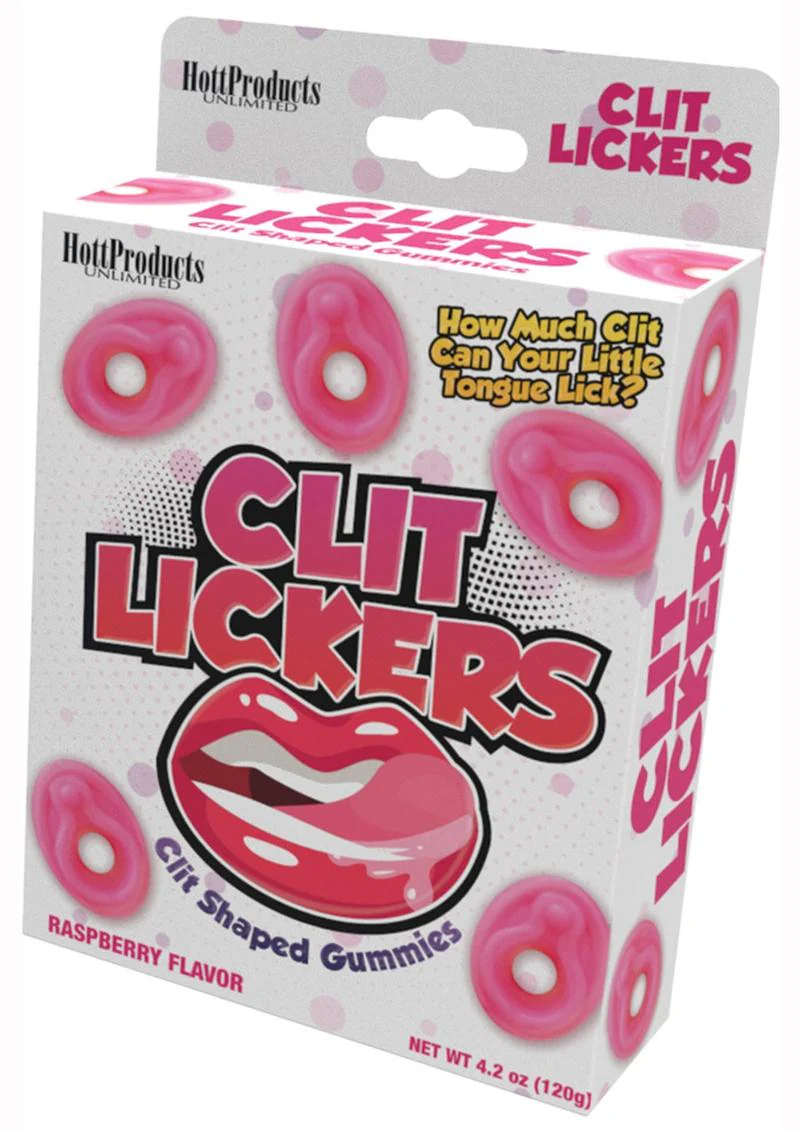 Clit Lickers Clit Shaped Gummies - Strawberry Flavored - Image 2