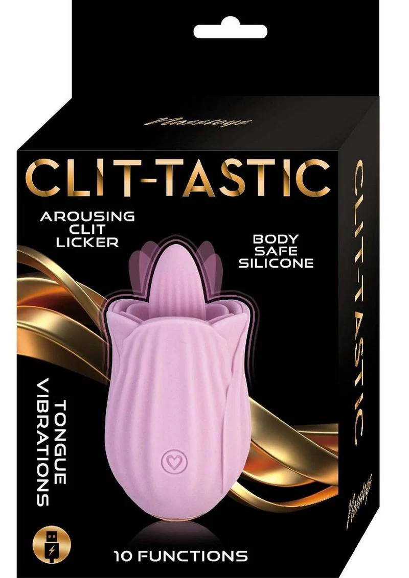 Clit-Tastic Arousing Clit Licker Rechargeable Silicone Clitoral Vibrator - Image 3