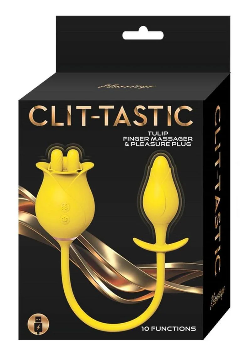 Clit-Tastic Tulip Finger Massager and Pleasure Plug - Image 3
