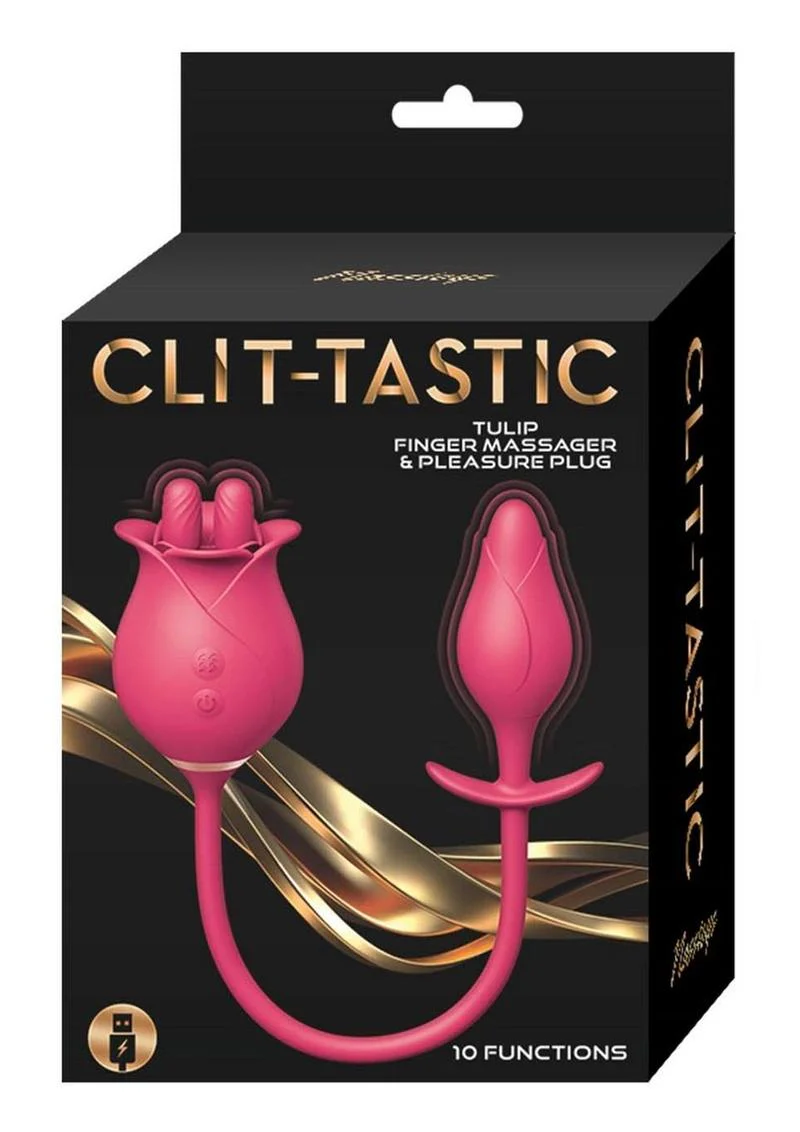 Clit-Tastic Tulip Finger Massager and Pleasure Plug - Image 6