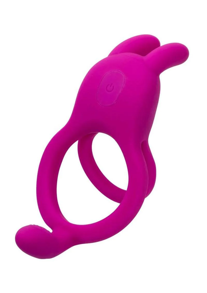 Closer Intimate Rechargeable Ring Touch Silicone Dual Vibe Cock Ring with Clitoral Stimulator - Image 3