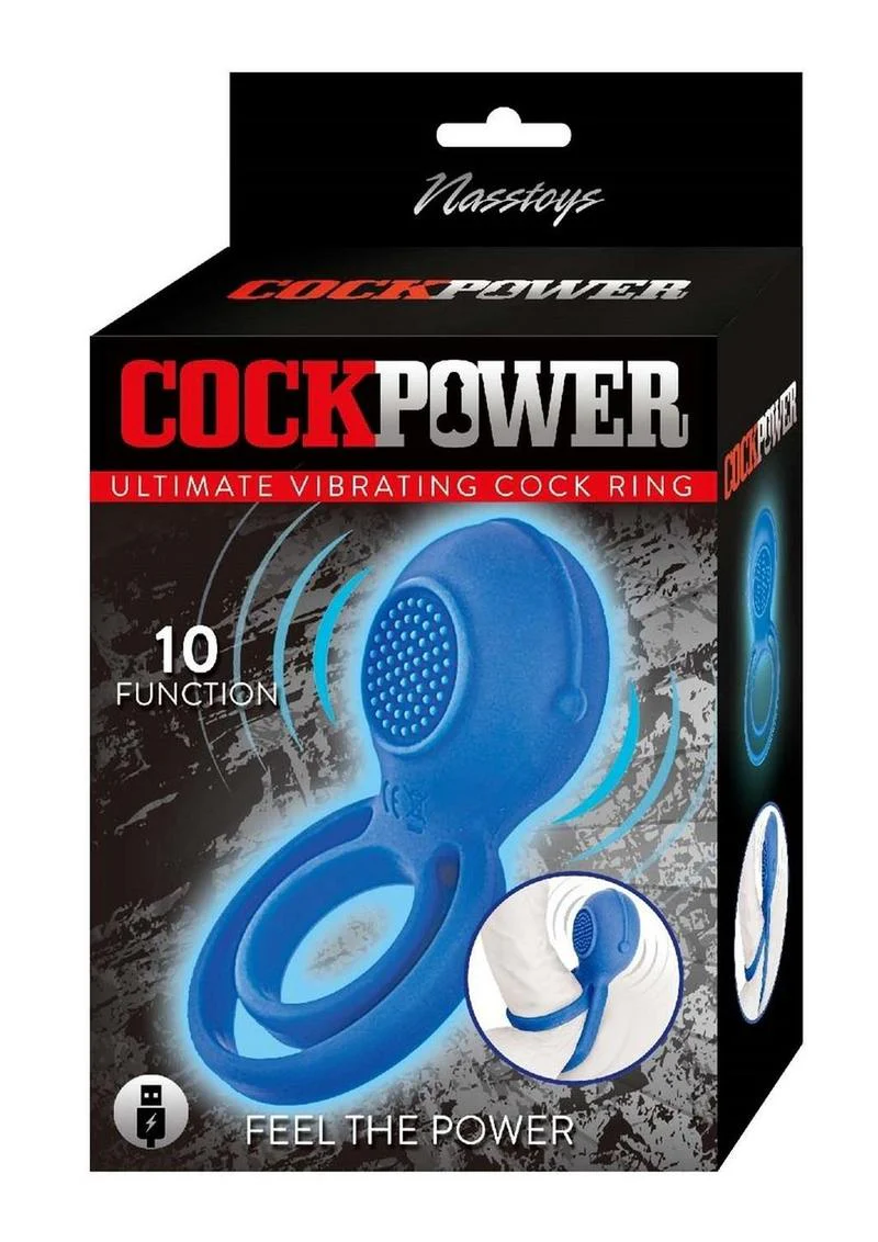 Cockpower Ultimate Vibrating Rechargeable Silicone Cock Ring - Image 3