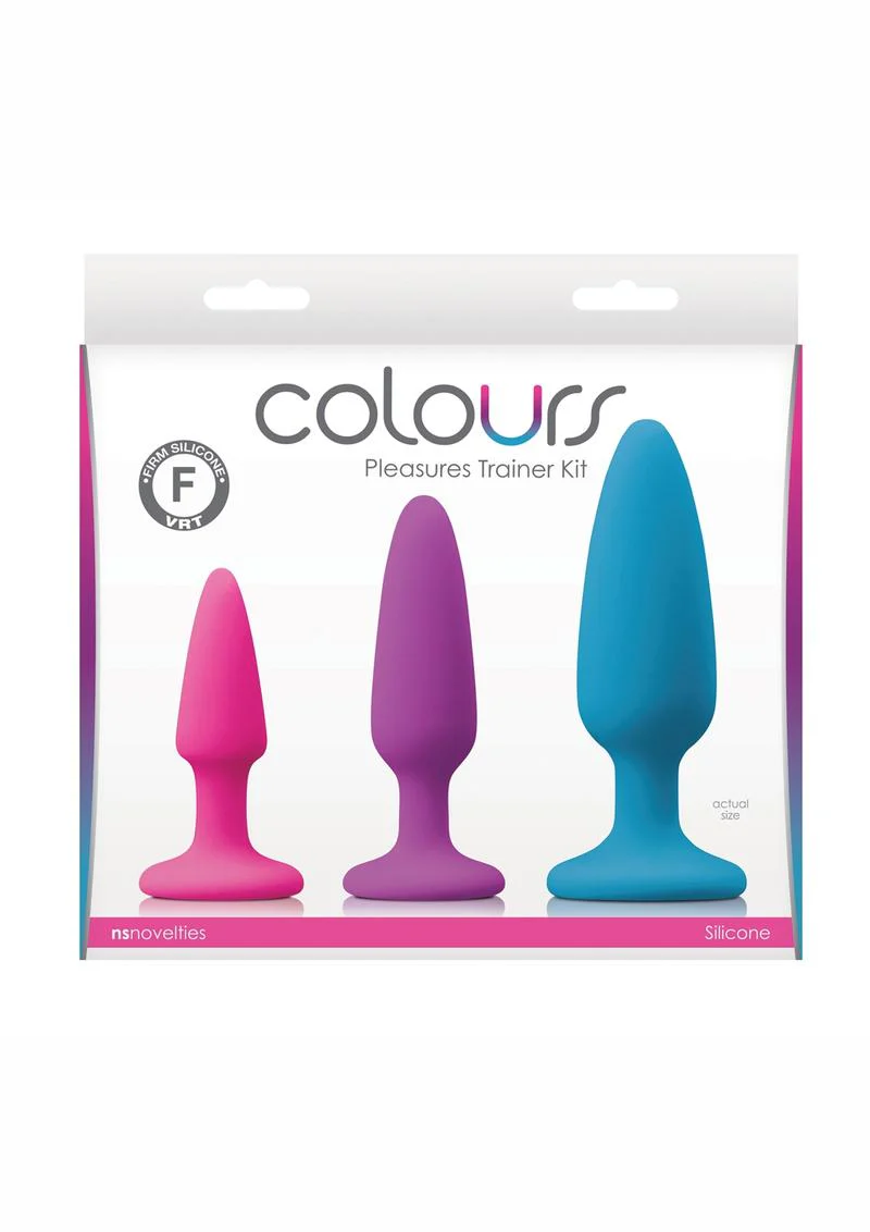 Colours Pleasures Trainer Kit Silicone Anal Plugs Assorted Sizes - Image 2
