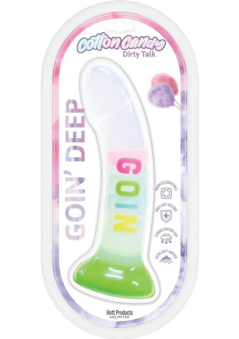 Cotton Candy Dirty Talk Goin Deep Silicone Dildo - Image 2