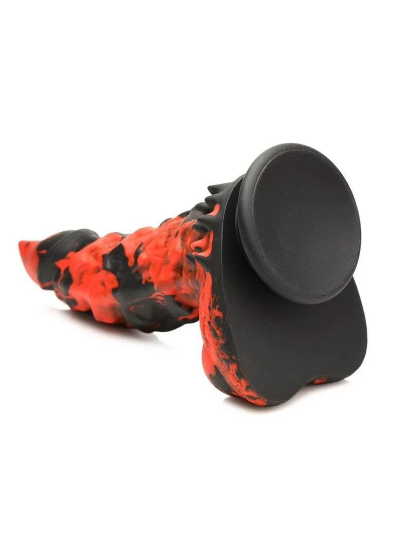 Creatiave Cocks Fire Demon Monster Silicone Dildo - Image 4