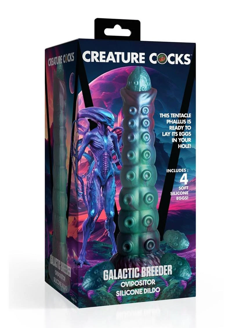 Creature Cock Galactic Breeder Ovipositor Silicone Dildo - Image 2