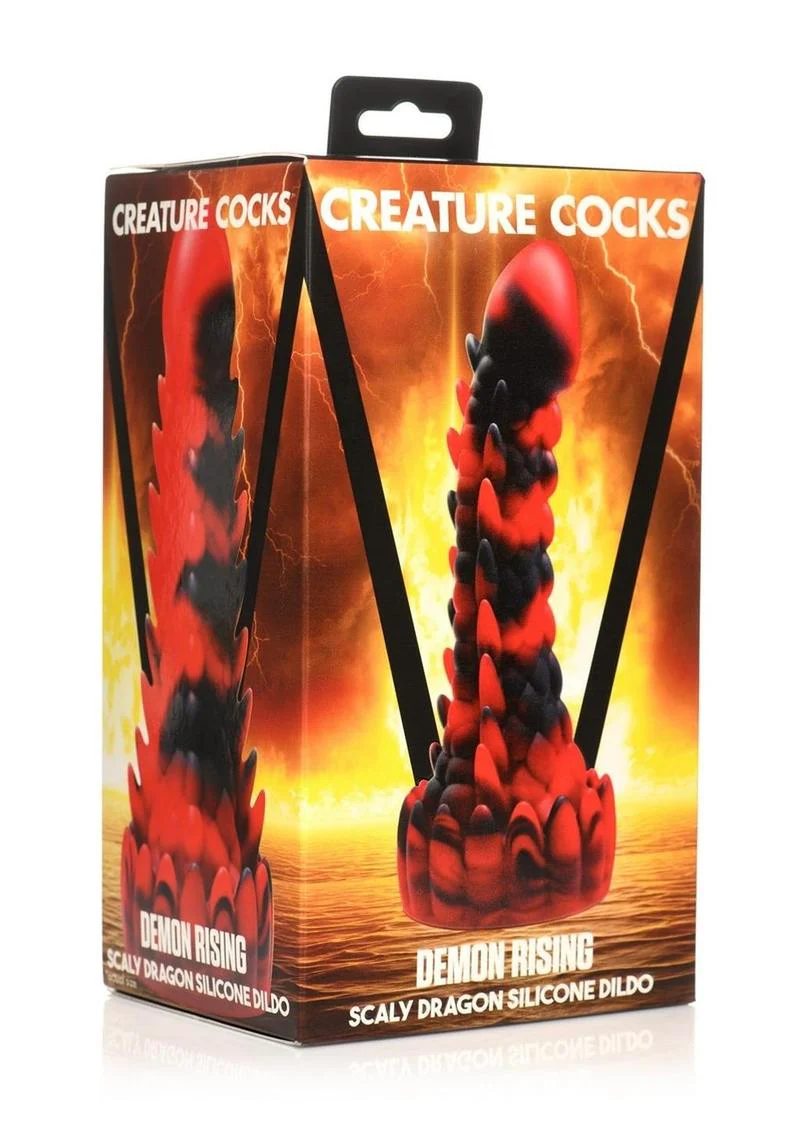 Creature Cocks Demon Rising Scaly Dragon Silicone Dildo - Image 2