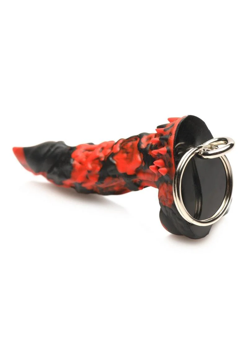 Creature Cocks Fire Demon Keychain - Image 3