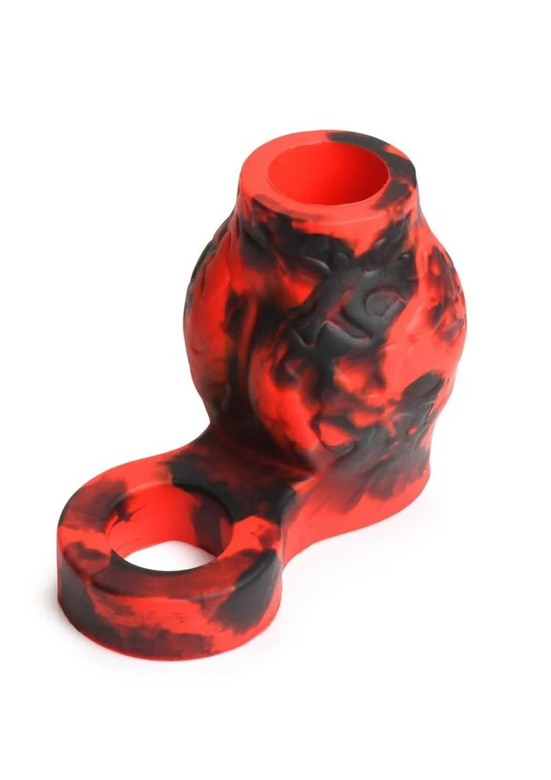 Creature Cocks Hell Hound Silicone Penis Sleeve and Ball Stretcher