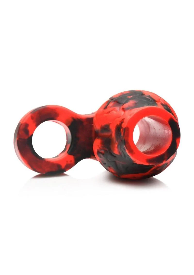 Creature Cocks Hell Hound Silicone Penis Sleeve and Ball Stretcher - Image 4