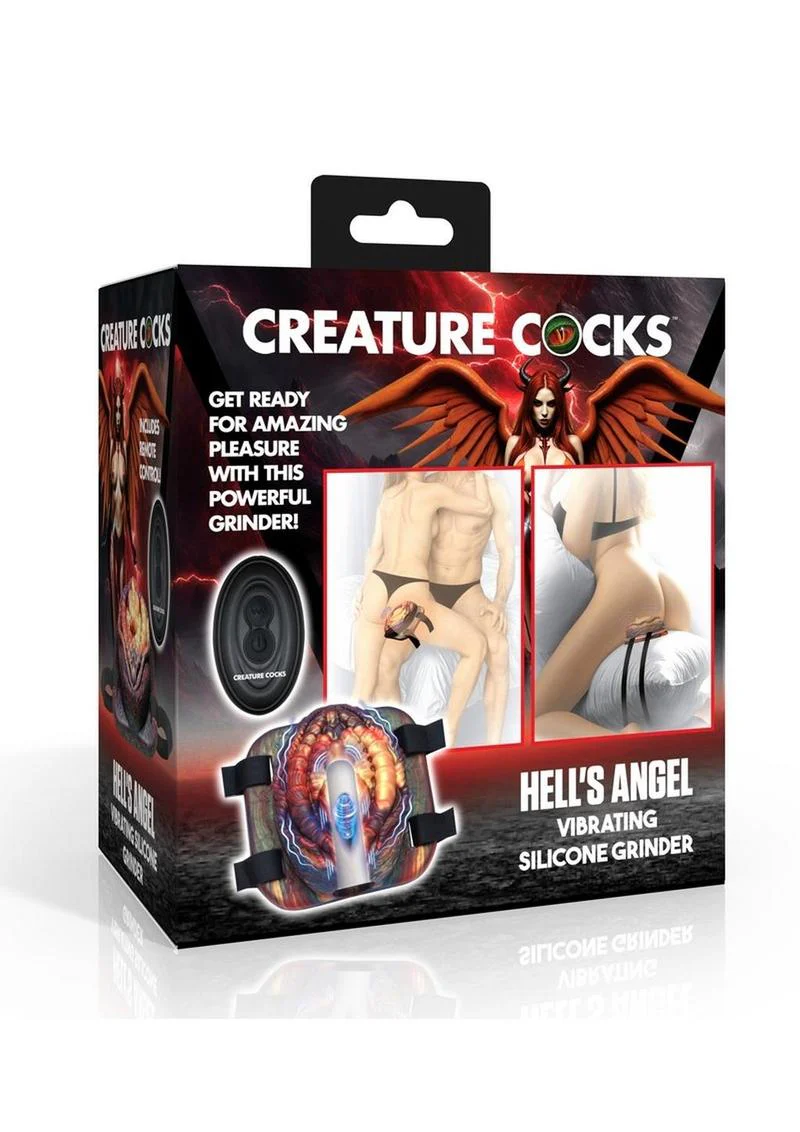 Creature Cocks Hell's Angel Rechargeable Silicone Vibrating Grinder - Image 2