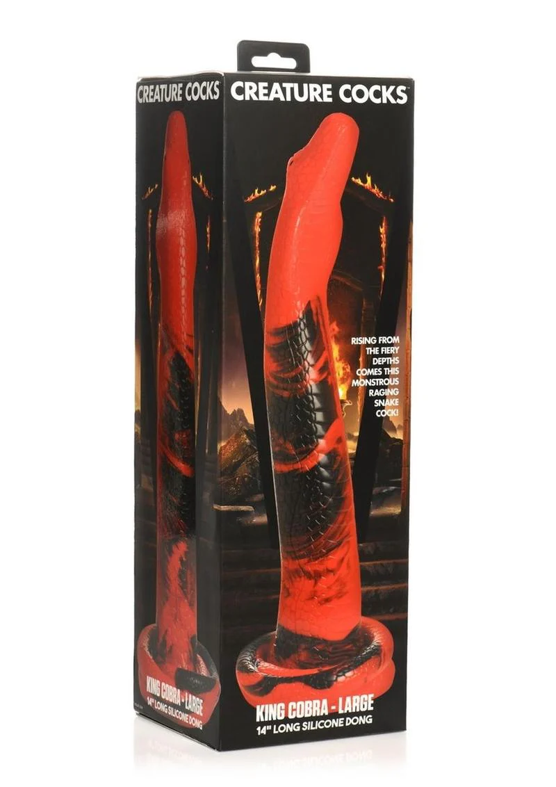 Creature Cocks King Cobra Long Silicone Dildo - Image 6