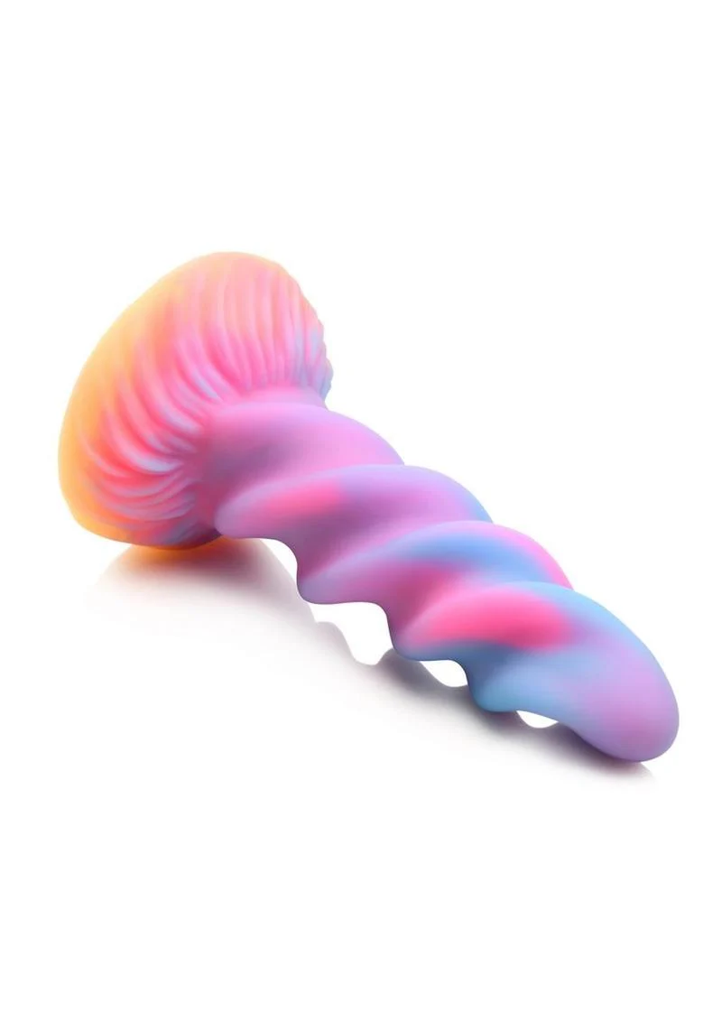 Creature Cocks Moon Rider Glow In The Dark Unicorn Silicone Dildo - Image 3