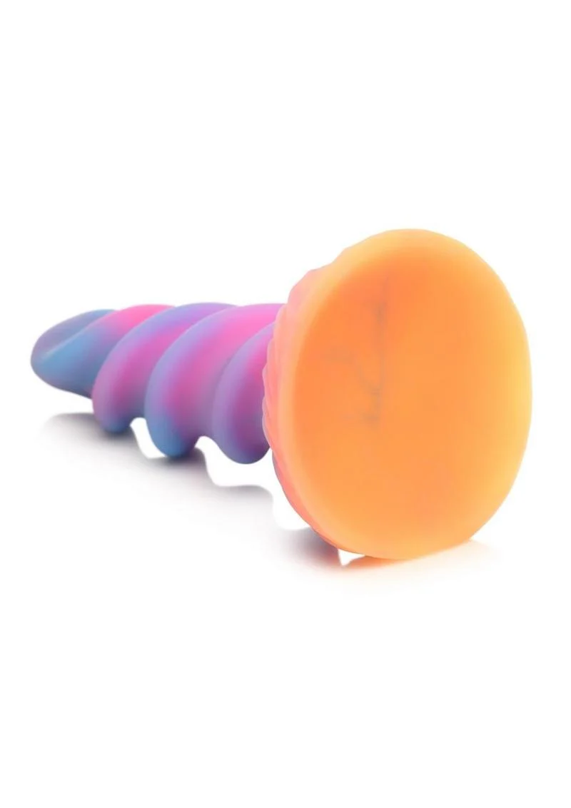 Creature Cocks Moon Rider Glow In The Dark Unicorn Silicone Dildo - Image 4