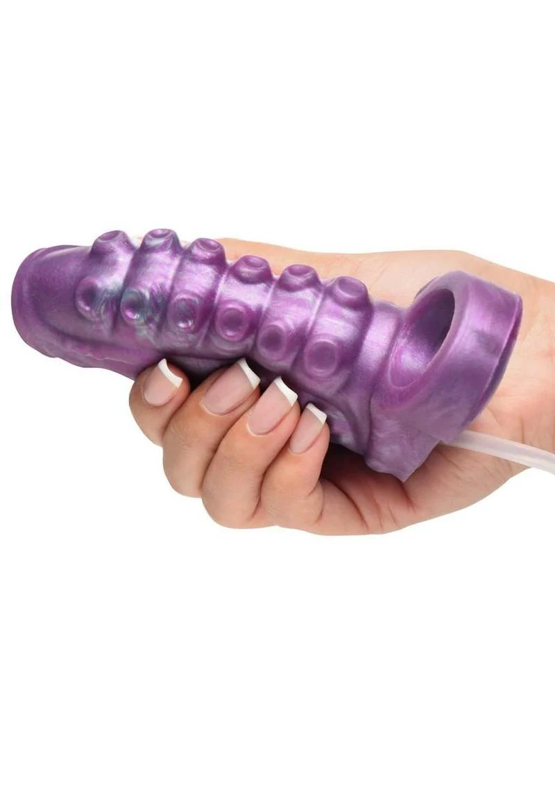 Creature Cocks Tentacle Squirting Silicone Penis Enhancer - Image 8