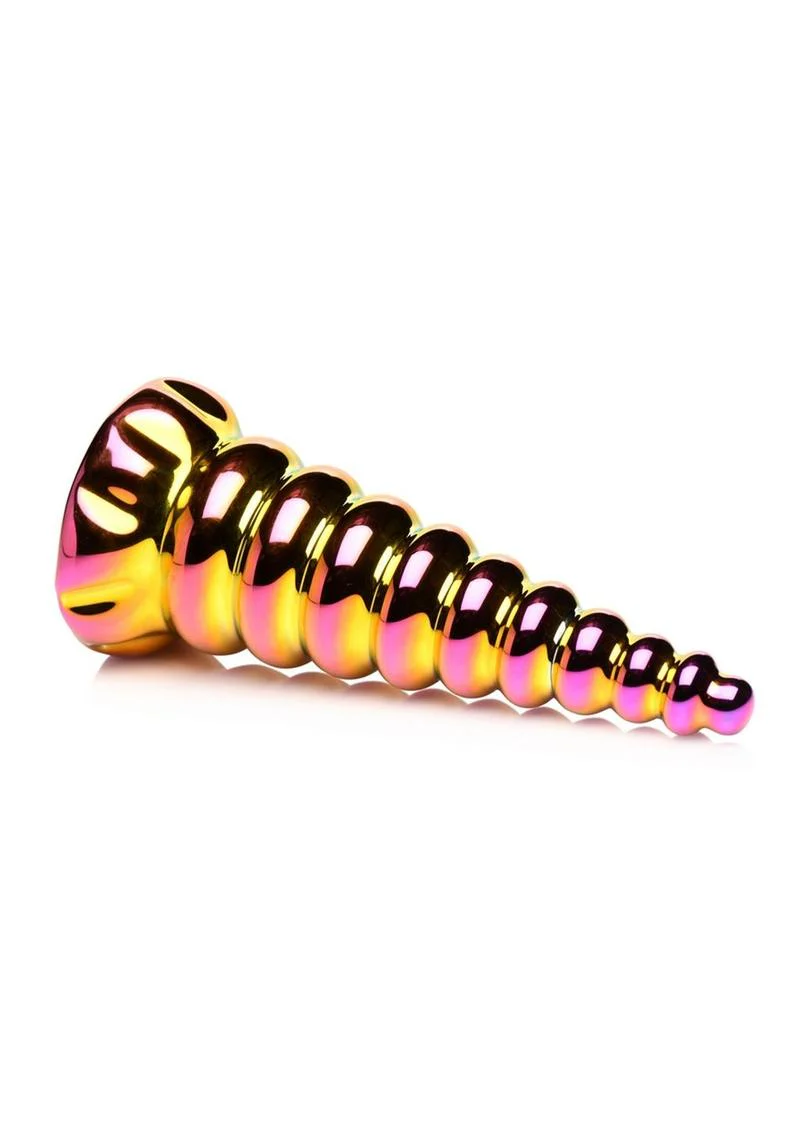 Creature Cocks Twilight Rainbow Glass Dildo - Image 3