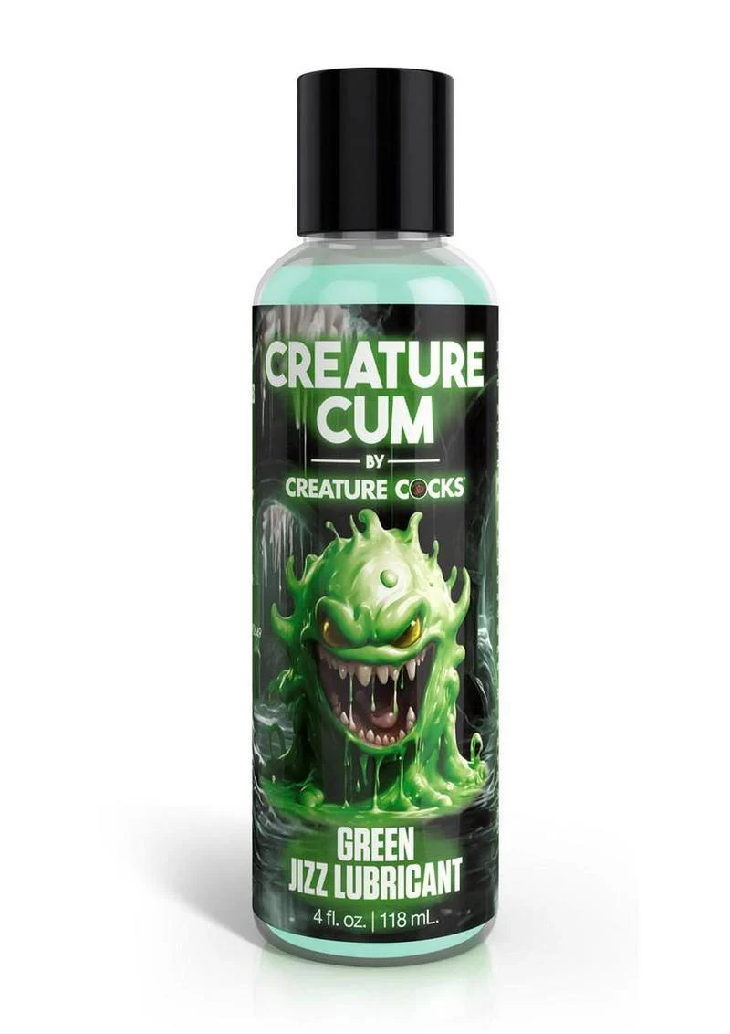 Creature Cum Green Unscented Jizz Water Based Lubricant - Image 3