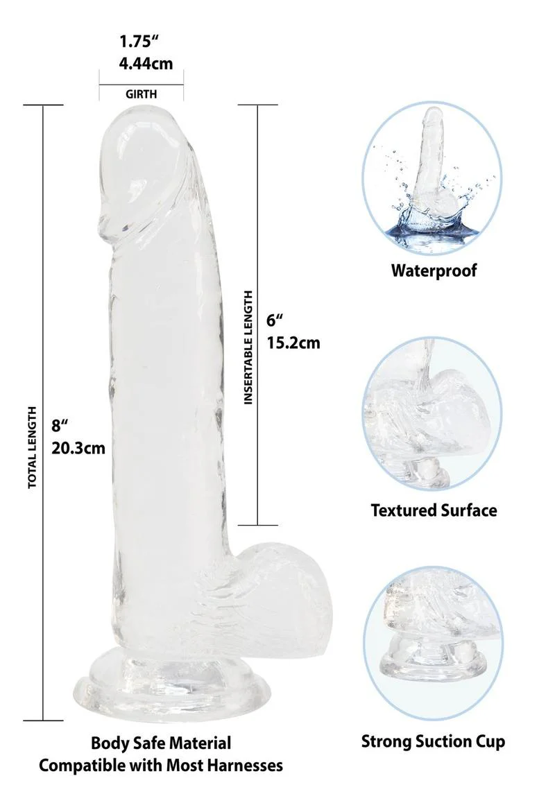 Crystal Addiction Dildo with Balls - Image 11