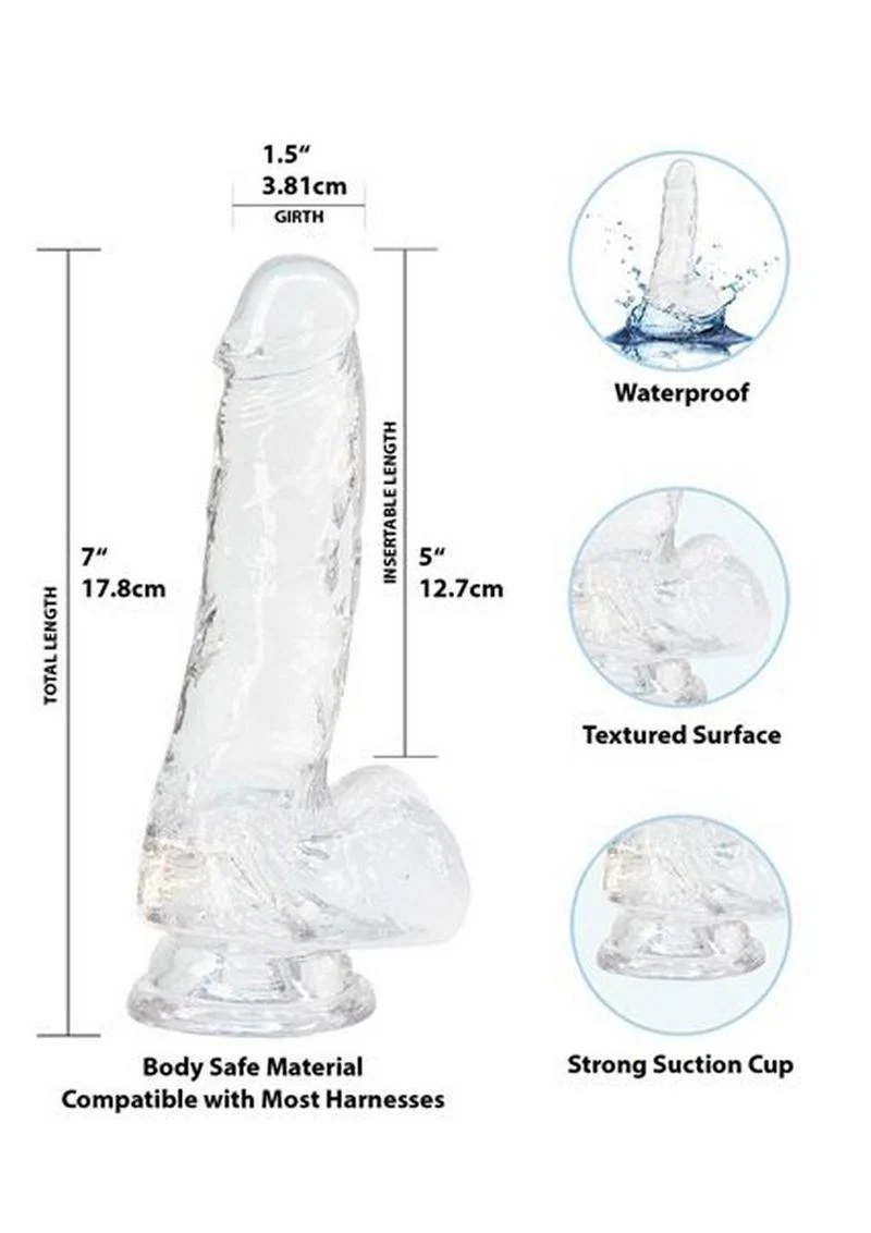 Crystal Addiction Dildo with Balls - Image 9