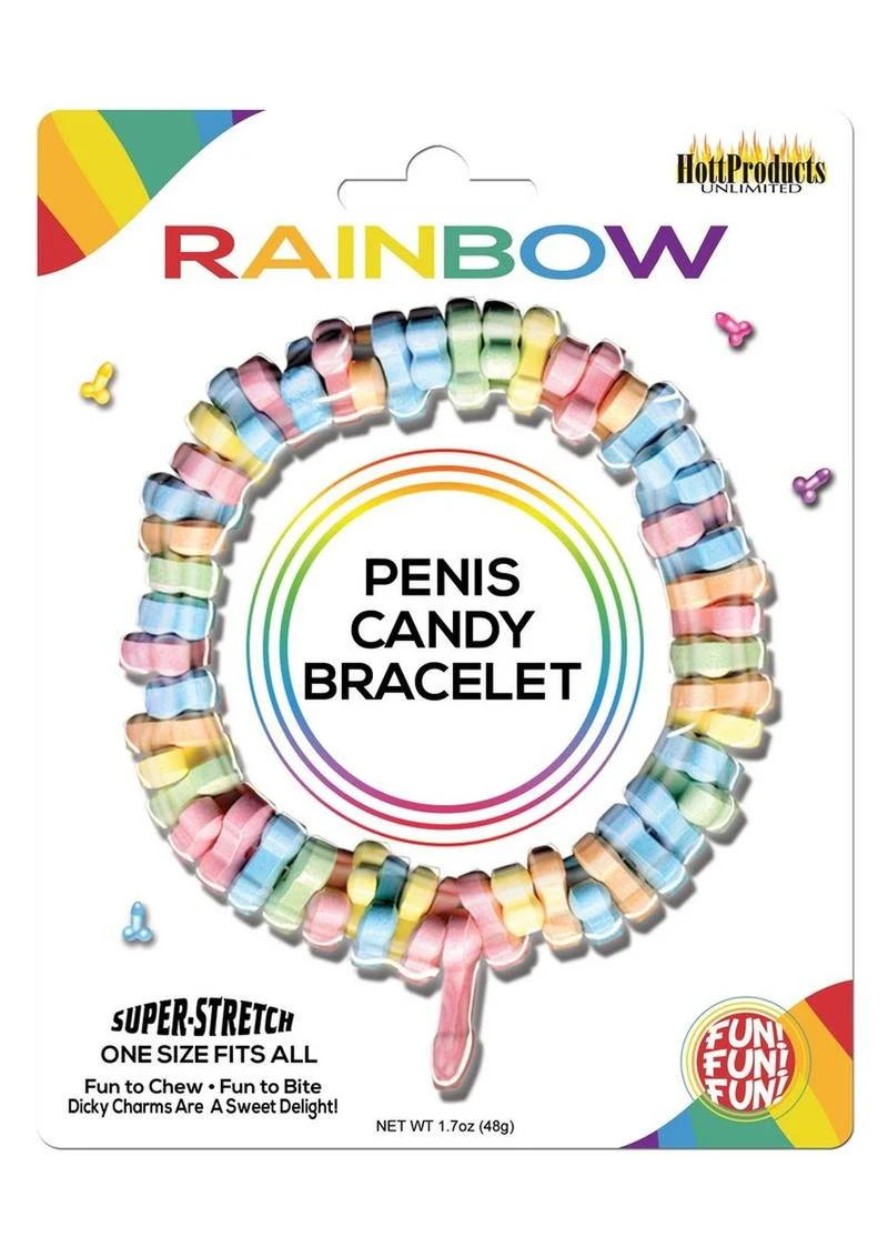 Dicky Charms Multi Flavored Penis Shaped Candy In A Super Stretch Bracelet - Image 2