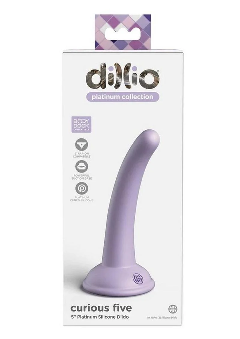Dillio Platinum Curious Five Silicone Dildo - Image 5