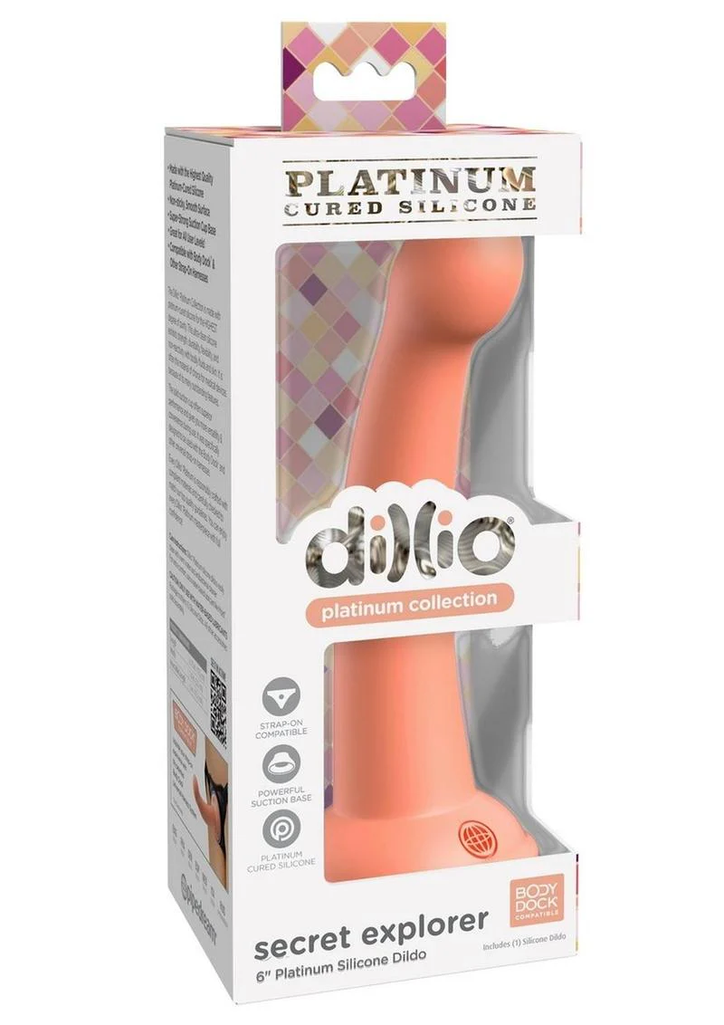 Dillio Platinum Secret Explorer Silicone Dildo - Image 6