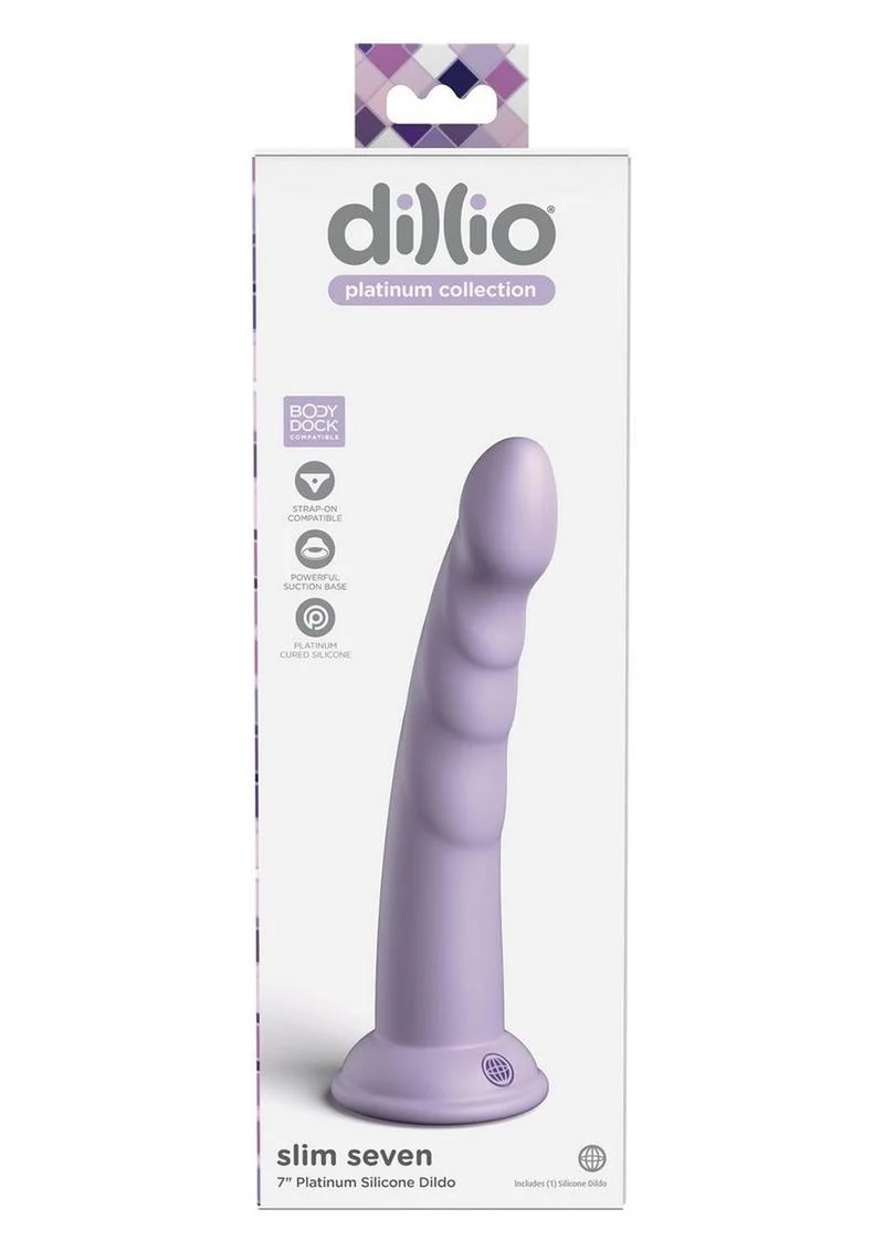 Dillio Platinum Slim Seven Silicone Dildo - Image 5