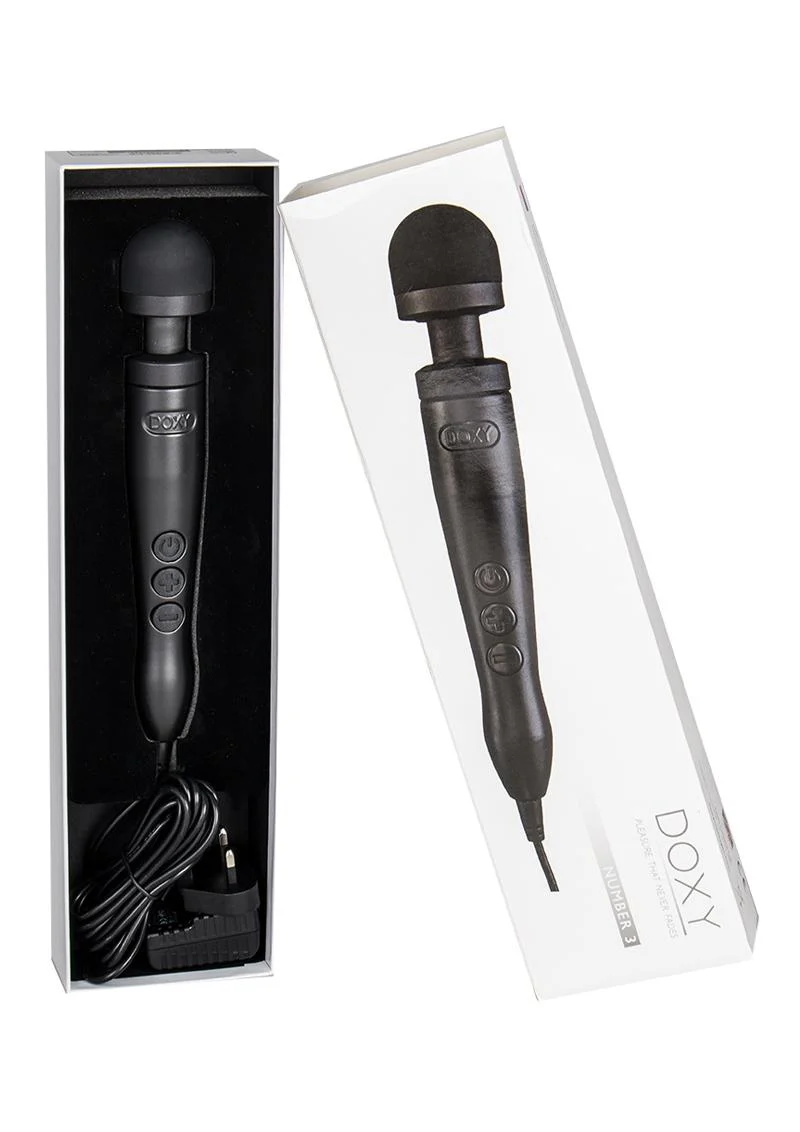 Doxy Number 3 Wand Plug-In Vibrating Body Massager - Image 2