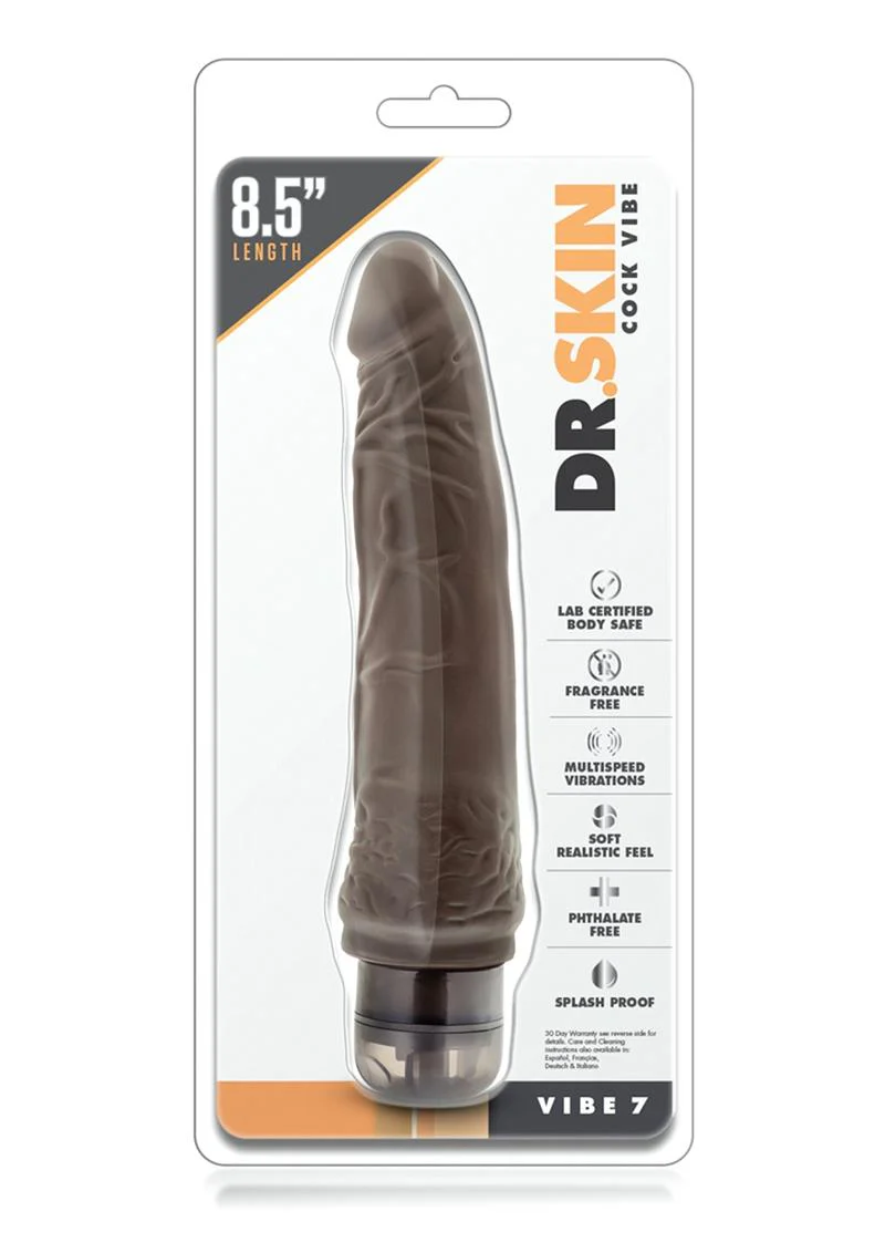 Dr. Skin Cock Vibe 7 Vibrating Dildo - Image 3